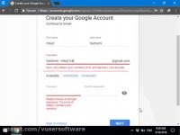 آموزش ساخت حساب جیمیل - آدرس ایمیل