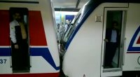 تصادف دو قطار در مترو تهران