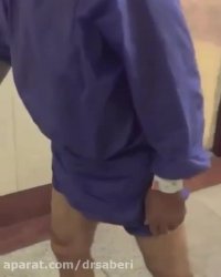 راه رفتن بیمار قبل از عمل تعویض مفصل زانو