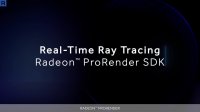 سیستم حرفه ای رندر لحظه ای Ray tracing کمپانی AMD به نام Radeon Pro render